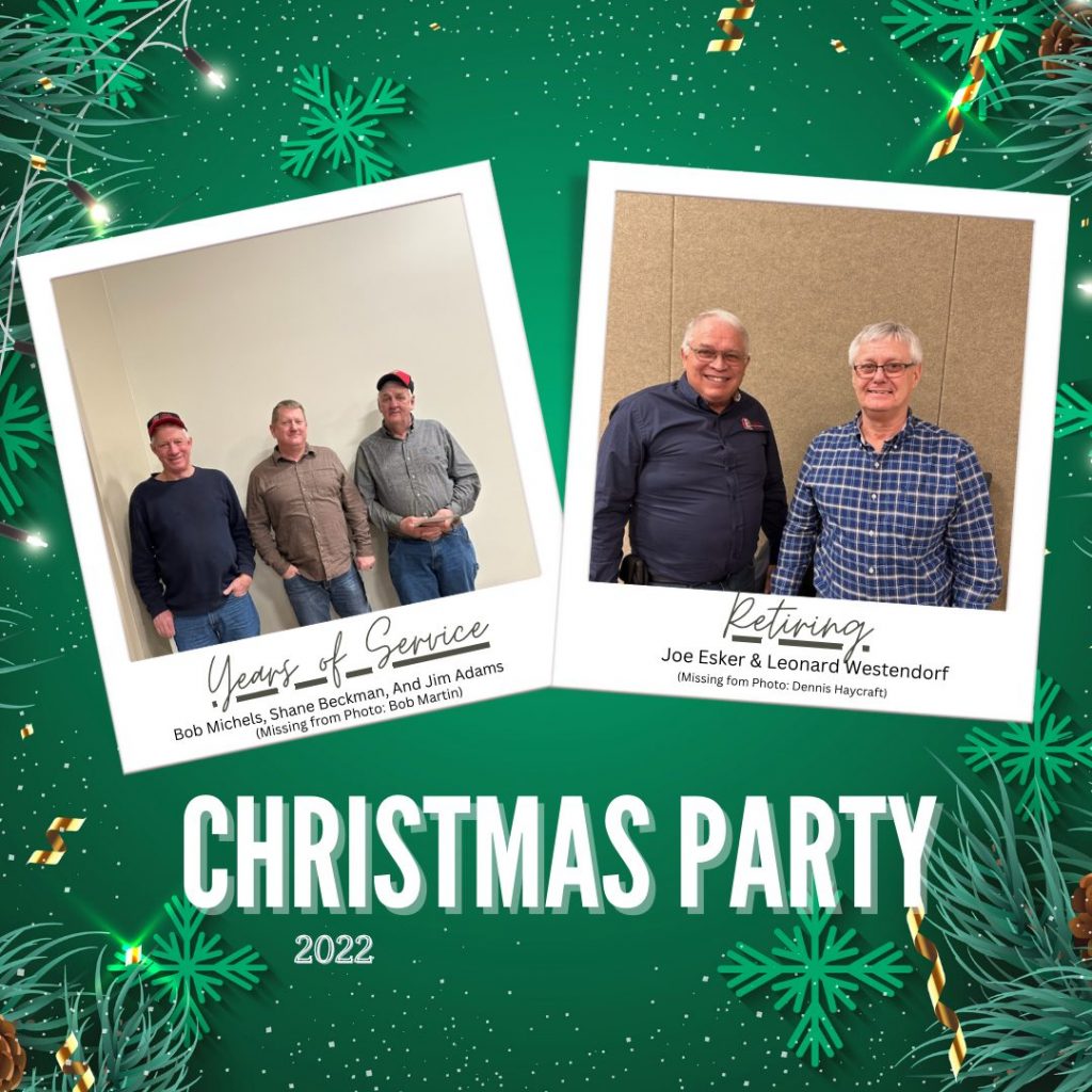 Christmas Party and Years of Service Celebration JB Esker & Sons